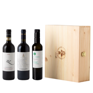 Zac 2021 + Marsiliana 2021 + Olio EVO 0,75 L + Cassetta di Legno